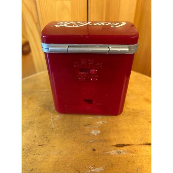 Coca Cola Digital Alarm Clock Retro Cooler 1996 Vintage Collectible “Ice Cold” ( - Picture 4 of 11